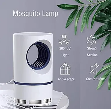 Supershop Electric Indoor Mosquito Trap USB Powered UV LED Mosquito Killer Lamp with Suction Fan Non Toxic Silent Insect Catcher for Home Bedroom Office Kitchen Baby Room Travel thumbnail 3