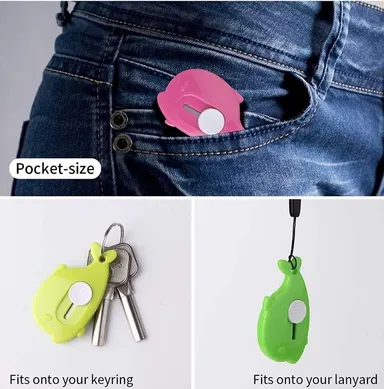 Mini Whale Portable Utility Knife | Cute Keychain Box Cutter with Retractable Blade for Office, Crafts & Daily Use thumbnail 1