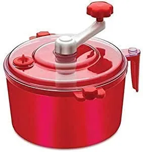 Automatic Non-Electric Dough Maker Atta Maker Machine for Home Kitchen | Roti Maker Red Pack of 1 thumbnail 1