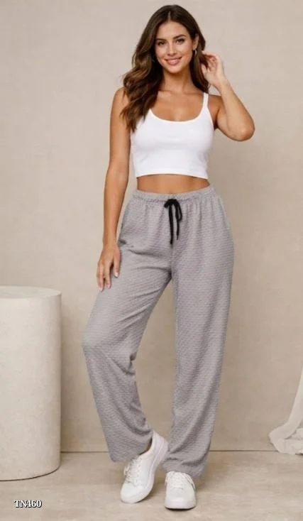Trendy Fashionable Women’s Lycra Trousers Pack of 1 Stretchable High Waist Casual Regular Fit Ankle Length Pants for Women Daily Wear Office Wear College Wear Bottomwear Grey Pant S image 1