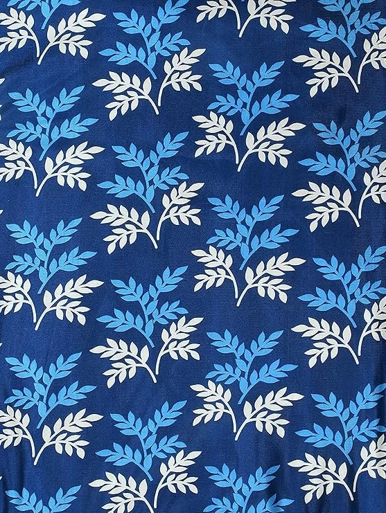 Brown Floral Waterproof Semi Automatic Washing Machine Cover for 6kg 6.5kg 7kg 7.5kg 8kg Top Load Washer Dustproof Protective Cover 75x82x52 cm Navy Blue 75 X 82 X 52 cm image 3