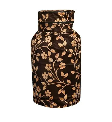 Shinzo Cotton Washable LPG Gas Cylinder Cover for Kitchen Gas Bottle with Dustproof Protection Brown Grey Leaf Design Pack of 2 Reusable Decorative Cylinder Cover Coffee Leaf Pack of 1 thumbnail 1