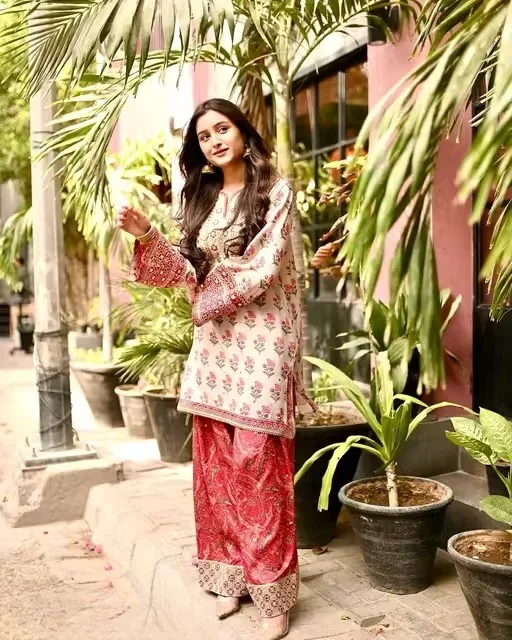 Women Printed Cotton Kurti with Palazzo Set for Women Casual Ethnic Wear Summer Daily Wear Straight Kurta Palazzo Co Ord Set Traditional Indian Outfit Multicolour M image 1