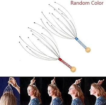 Premium Head Scalp Massager | Wire Head Massager | Manual Head & Body Relaxing Massage Tool | Stress Relief Wire Claw Massager for Men, Women & Kids image 5
