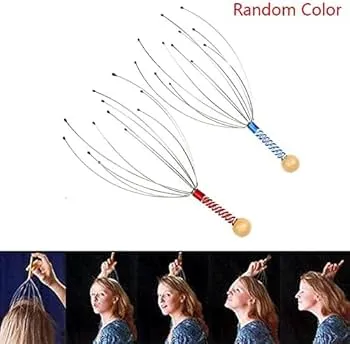Premium Head Scalp Massager | Wire Head Massager | Manual Head & Body Relaxing Massage Tool | Stress Relief Wire Claw Massager for Men, Women & Kids thumbnail 4