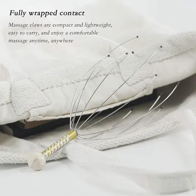 Premium Head Scalp Massager | Wire Head Massager | Manual Head & Body Relaxing Massage Tool | Stress Relief Wire Claw Massager for Men, Women & Kids thumbnail 6