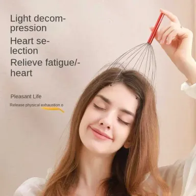 Premium Head Scalp Massager | Wire Head Massager | Manual Head & Body Relaxing Massage Tool | Stress Relief Wire Claw Massager for Men, Women & Kids thumbnail 7