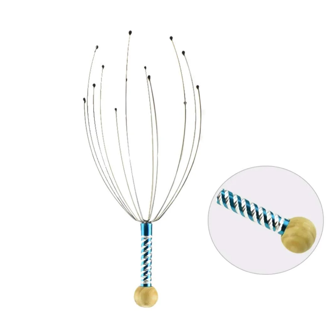 Premium Head Scalp Massager | Wire Head Massager | Manual Head & Body Relaxing Massage Tool | Stress Relief Wire Claw Massager for Men, Women & Kids image 1