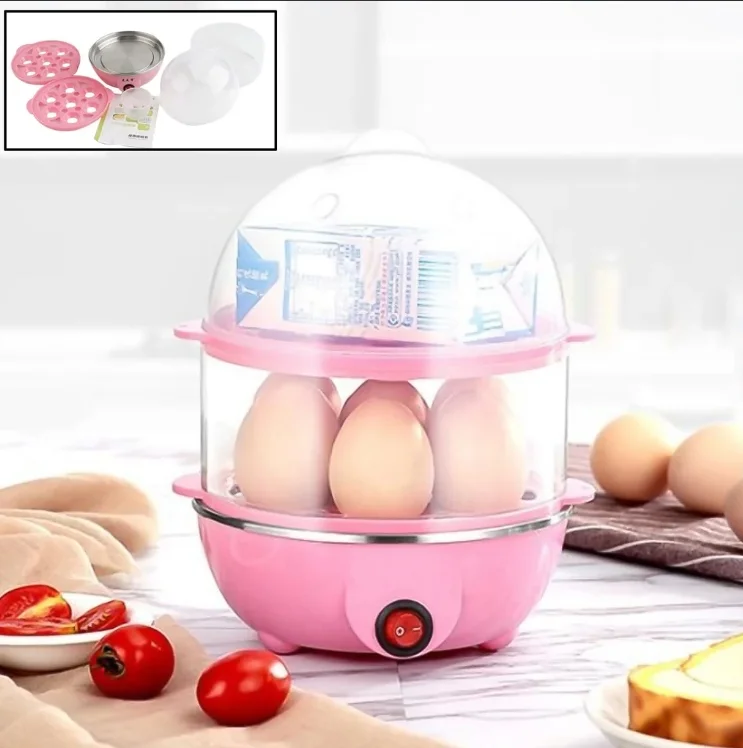 Egg Boiler 2 Layer Electric  & Food Steamer image 5