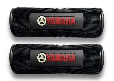 Yamaha Motorcycle Handle Grip Rubber Modification Set for FZ R15 MT15 Fascino RayZR | Universal Anti-Slip Waterproof Bike Handlebar Grips Black Red Dual Tone Shock Absorbing Riding Comfort Grip Covers for Bikes & Scooters thumbnail 1
