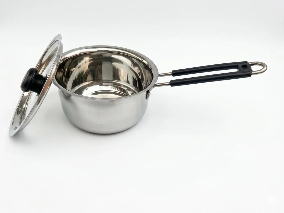 Stainless Steel 2 Litre Saucepan with Cool Touch Handle | Induction & Gas Compatible Tea & Milk Pan image 5