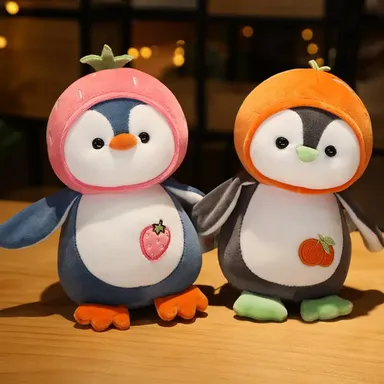 Fruit Penguin Soft Toy for Kids | Cute Plush Teddy | CuddleNest thumbnail 2