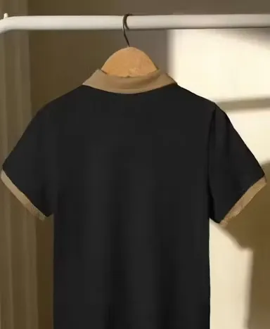 Men Polo Half Sleeves T-Shirt Zip Neck Polo T-Shirt XXL thumbnail 1