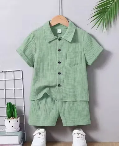 Fancy Boys Top & Bottom Sets Fancy Boys Top & Bottom 6-9 M thumbnail 0