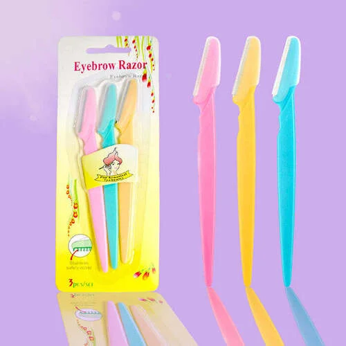 Eyebrow Razor for Women (Pack of 3) Face Hair Remover image 2