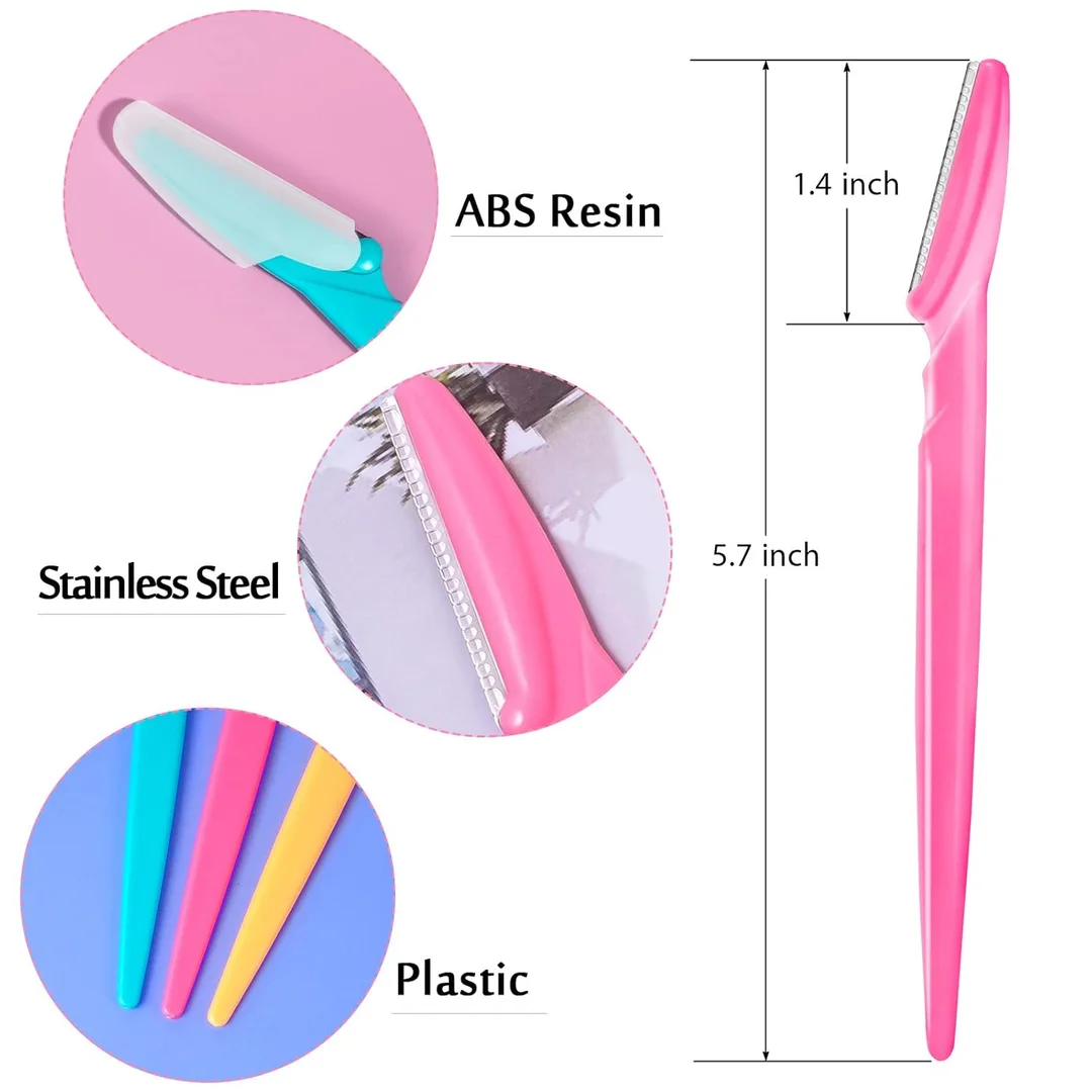 Eyebrow Razor for Women (Pack of 3) Face Hair Remover image 4