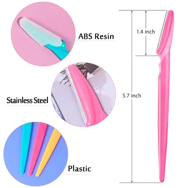 Eyebrow Razor for Women (Pack of 3) Face Hair Remover thumbnail 3
