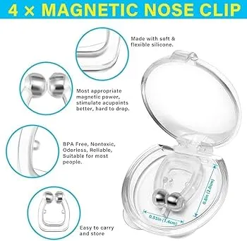 Anti Snoring Nose Clip for Comfortable Sleep | Reusable Soft Silicone' Nose Clip (Pack of 1) thumbnail 1