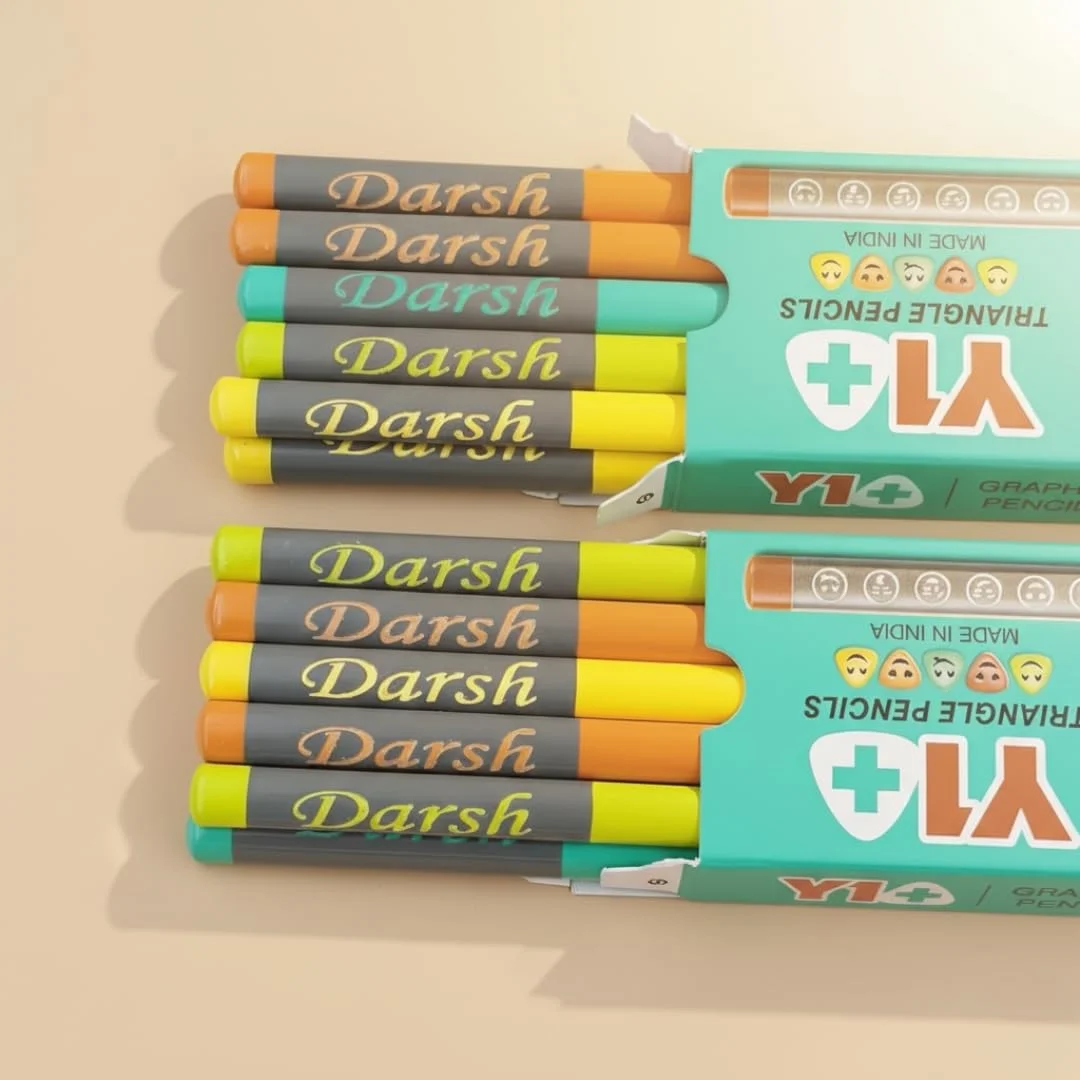  Gifts Custom Name Pencil Set for Kids with Sharpener & Eraser image 4