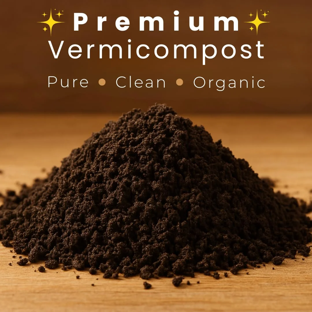 Ped Lagaao Vermicompost for Plants 1kg | 100% Organic Fertilizer & Natural Manure | Improves Soil Health, Growth & Yield | Ideal for Home Gardening, Pots & Kitchen Garden image 4