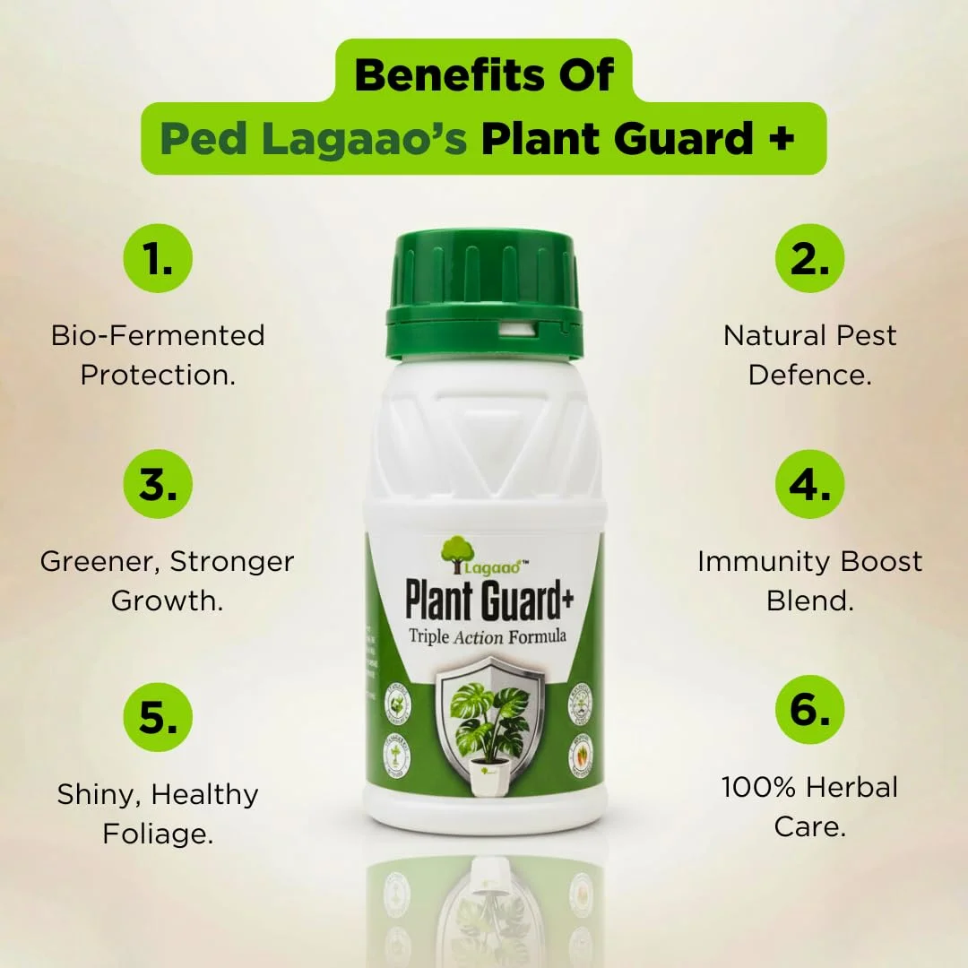 Ped Lagaao Plant Guard+ Herbal Plant Spray 250ml | Natural Pest Control, Organic Dashparni Formula for Indoor & Outdoor Plants image 4