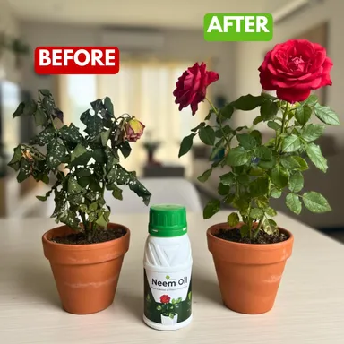 Neem Oil Spray for Plants 250 ml | Organic Ready-to-Use Insect Repellent for Gardening | Natural Pest Control for Aphids, Whiteflies & Mites | Chemical-Free Plant Protection Spray thumbnail 2