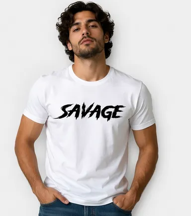 Men White Cotton Round Neck Sniper Graphic Printed Regular Fit T-Shirt Neck Regular Fit Pure Cotton S thumbnail 3