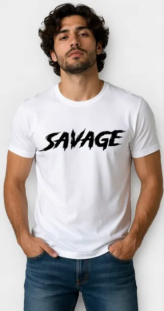 Men White Cotton Round Neck Sniper Graphic Printed Regular Fit T-Shirt Neck Regular Fit Pure Cotton XXL thumbnail 0