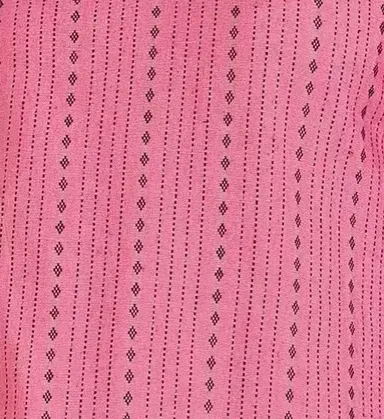 Banita Petite Women’s Printed Rayon Kurti for Girls & Ladies Ethnic Casual Wear Straight Fit Stylish Daily Wear Office Wear Festive Kurta Tunic Top Pink L thumbnail 3
