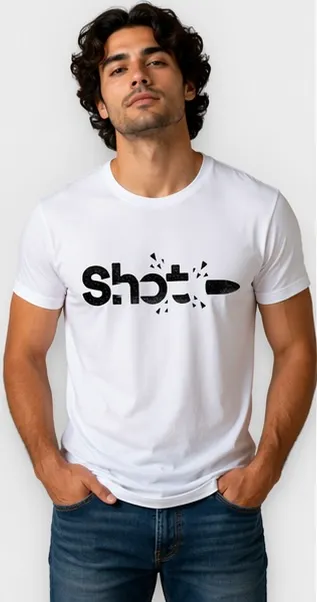Men White Jujutsu Kaisen Satoru Gojo Printed Anime T-Shirt T-Shirt with Shot Bullet S thumbnail 3