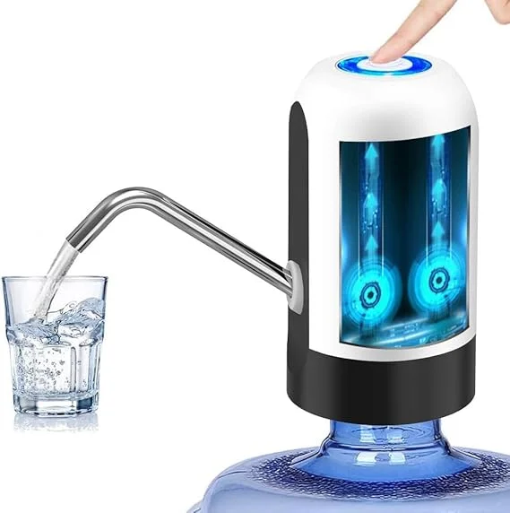 Konquer TimeS KTS Automatic Wireless Water Can Dispenser Pump for 20 Litre Bottle Can USB Rechargeable Portable Water Dispenser with Low Noise High Efficiency Fast Flow for Home Office Kitchen Camping image 2