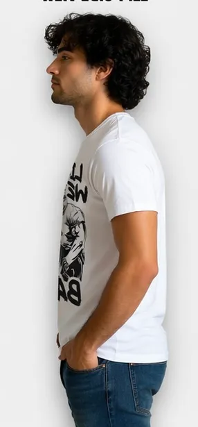 Men White Just Do It Typography Printed Slim Fit Cotton Round Neck T-Shirt Men White Ronnie Coleman Inspired Gym Printed Cotton T-Shirt M thumbnail 1