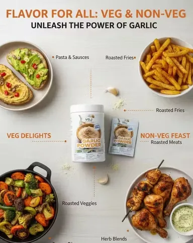 Pure Garlic Powder | 100% Natural & Pure Spice Powder thumbnail 1