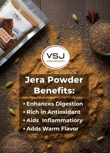 Jeera (Cumin) Powder | 100% Pure, Natural & Aromatic Spice for Cooking – 100g Pack thumbnail 3