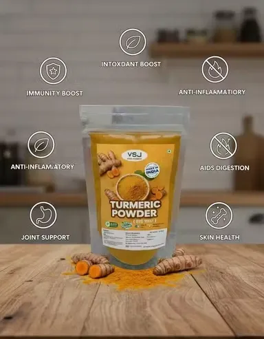 Turmeric (Haldi) Powder 100g | Natural Haldi for Cooking & Skin Care thumbnail 2