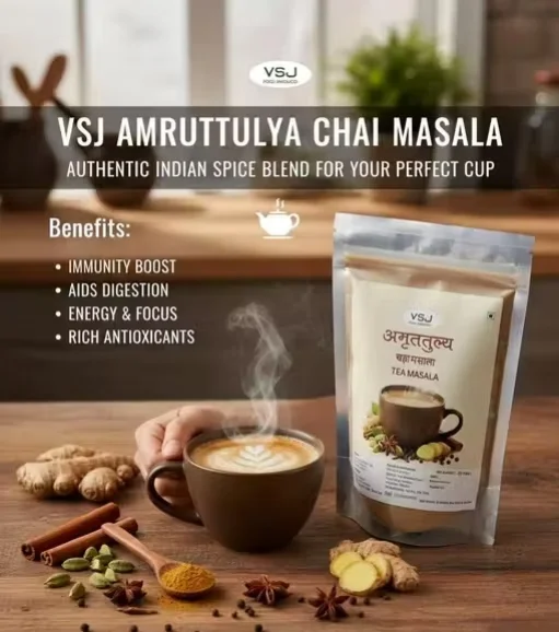 Amruttulya Chai Masala 50g | Premium Tea Masala Powder image 3