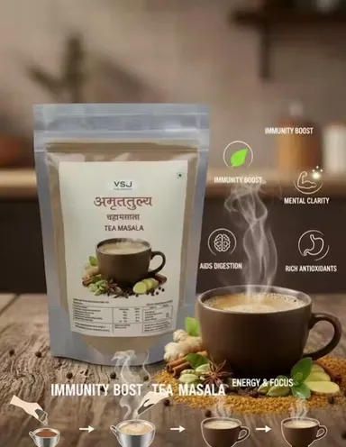 Amruttulya Chai Masala 50g | Premium Tea Masala Powder thumbnail 1