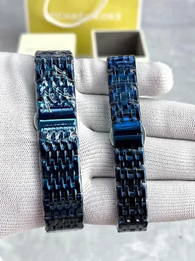 Citizen Classic Couple Eco-Drive Stainless Steel Analog Watch Set for Men & Women with Sapphire Crystal Premium Matching Pair Watches thumbnail 3