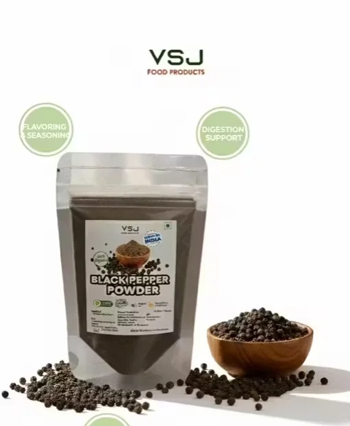 Kerala Black Pepper Powder | Pure & Aromatic Kali Mirch Powder 50g image 1