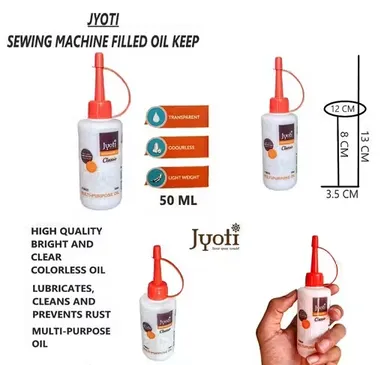 MULTIPURPOSE MACHINE OIL FILLED KEEP WITH REFILL BOTTLE FOR SEWING MACHINE BIKE TOOLS HOME GARAGE METAL PARTS LUBRICATION RUST PROTECTION OIL KIT thumbnail 2