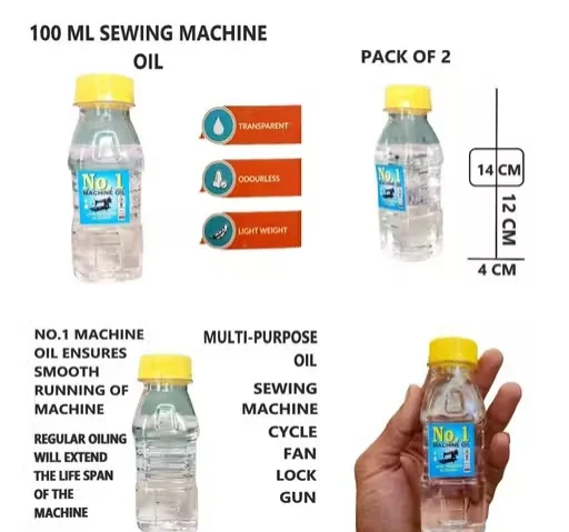 MULTIPURPOSE MACHINE OIL FILLED KEEP WITH REFILL BOTTLE FOR SEWING MACHINE BIKE TOOLS HOME GARAGE METAL PARTS LUBRICATION RUST PROTECTION OIL KIT image 2