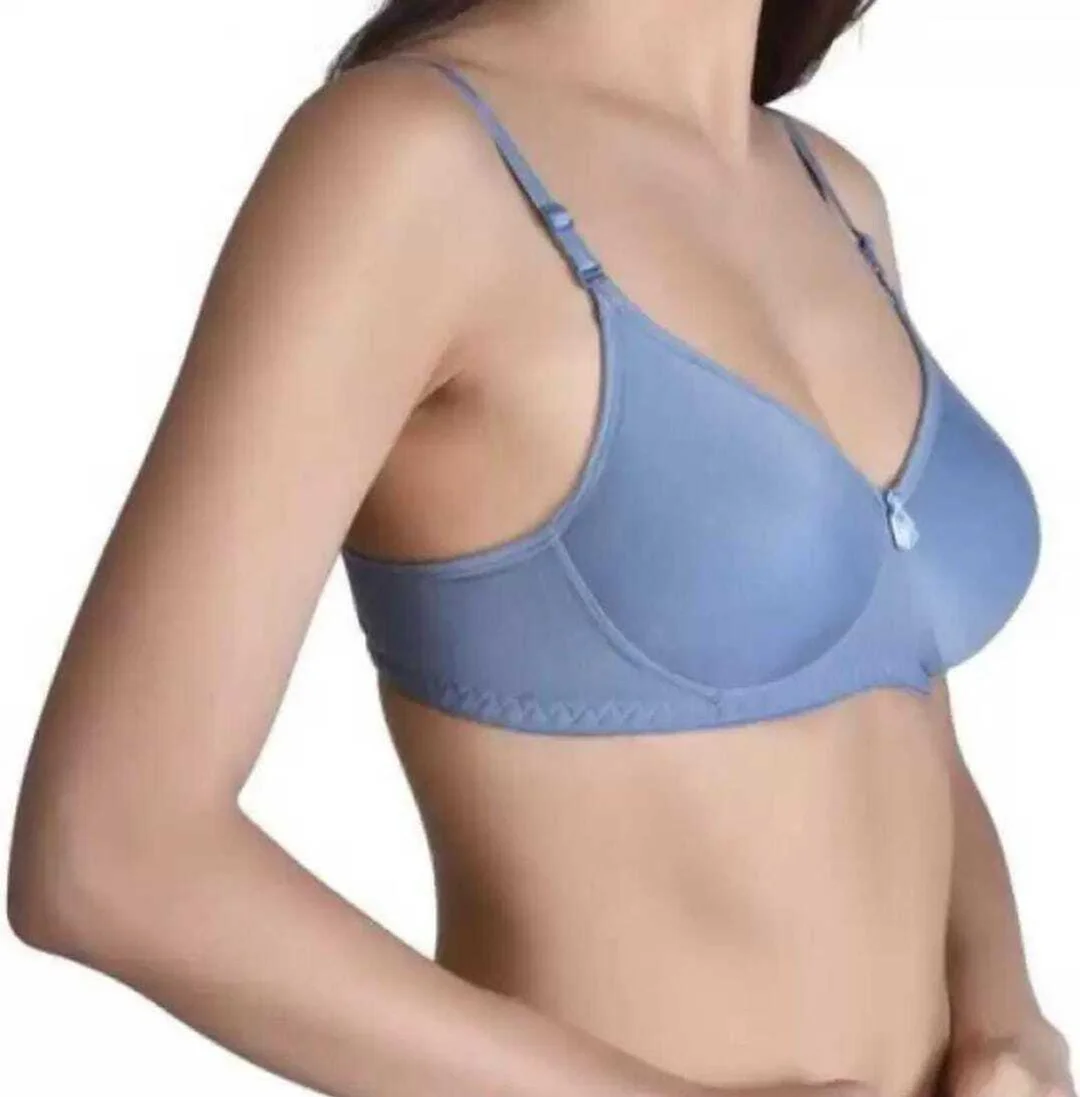 Women T-Shirt Lightly Padded Bra | Seamless, Comfortable Daily Wear Bra Lightly Padded Bra 28B image 3
