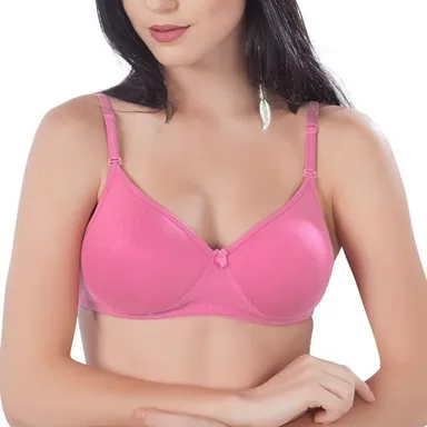 Women T-Shirt Lightly Padded Bra | Seamless, Comfortable Daily Wear Bra Lightly Padded Bra 36B thumbnail 5