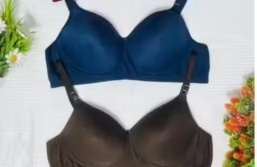 Women's Lightly Padded Non-Wired Cotton Everyday Bra Pack of 2 Padded Cotton Everyday Bra 38B image 4