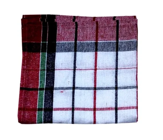 Multipurpose Cotton Kitchen Cloth Duster Napkin Set Pack of 4 for Chapati Roti Cooking Cleaning Dusting Wiping Kitchen Towel Reusable Soft Absorbent Household Cleaning Cloth image 2
