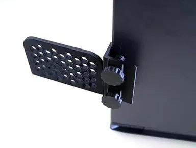 3D Printed Adjustable Black Smartphone Monitor & Laptop Screen Phone Holder Stand Clip Mount for Hands-Free Viewing, Video Calls & Productivity Setup thumbnail 2