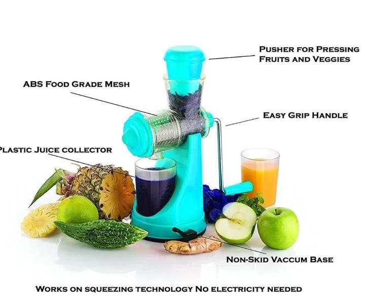 Deluxe Manual Mini Juicer Machine for Home Kitchen, Heavy Duty Fruit & Vegetable Juice Maker with Strong Steel Handle, Hand Press Citrus Juicer, Portable Non-Electric Juice Extractor for Orange, Mosambi, Lemon, Pomegranate & Fresh Healthy Drinks image 1