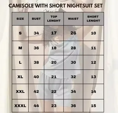 Women's Perfect Fit Camisole Top and Shorts Set (Pack of 2) Women's Perfect Fit Camisole Top & Shorts Set Pack of 2  3XL thumbnail 3
