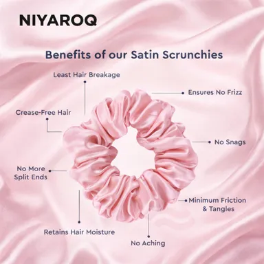 Satin Scrunchies for Women & Girls |Pack of 20 AS1 Variant Soft Elastic Hair Ties AS1 Satin Scrunchies Pack of 20 22 thumbnail 2