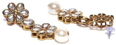 Gold-Plated White Jewellery Set thumbnail 2